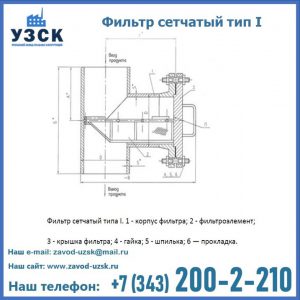 Фильтр сетчатый ФС по Т-ММ-11-2003 в Хабаровске