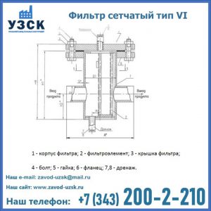 Фильтр сетчатый ФС по Т-ММ-11-2003 в Хабаровске